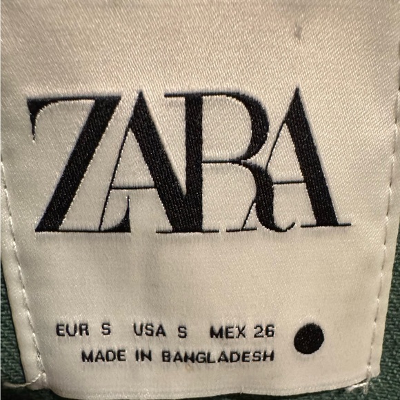 Zara Green Jean Jacket - Picture 4 of 5